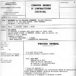 Le procès-verbal de plainte pour vol (original)